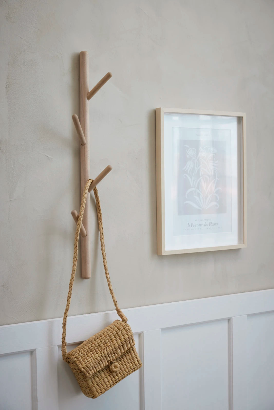 Ellie Klädhängare H75, White Wash