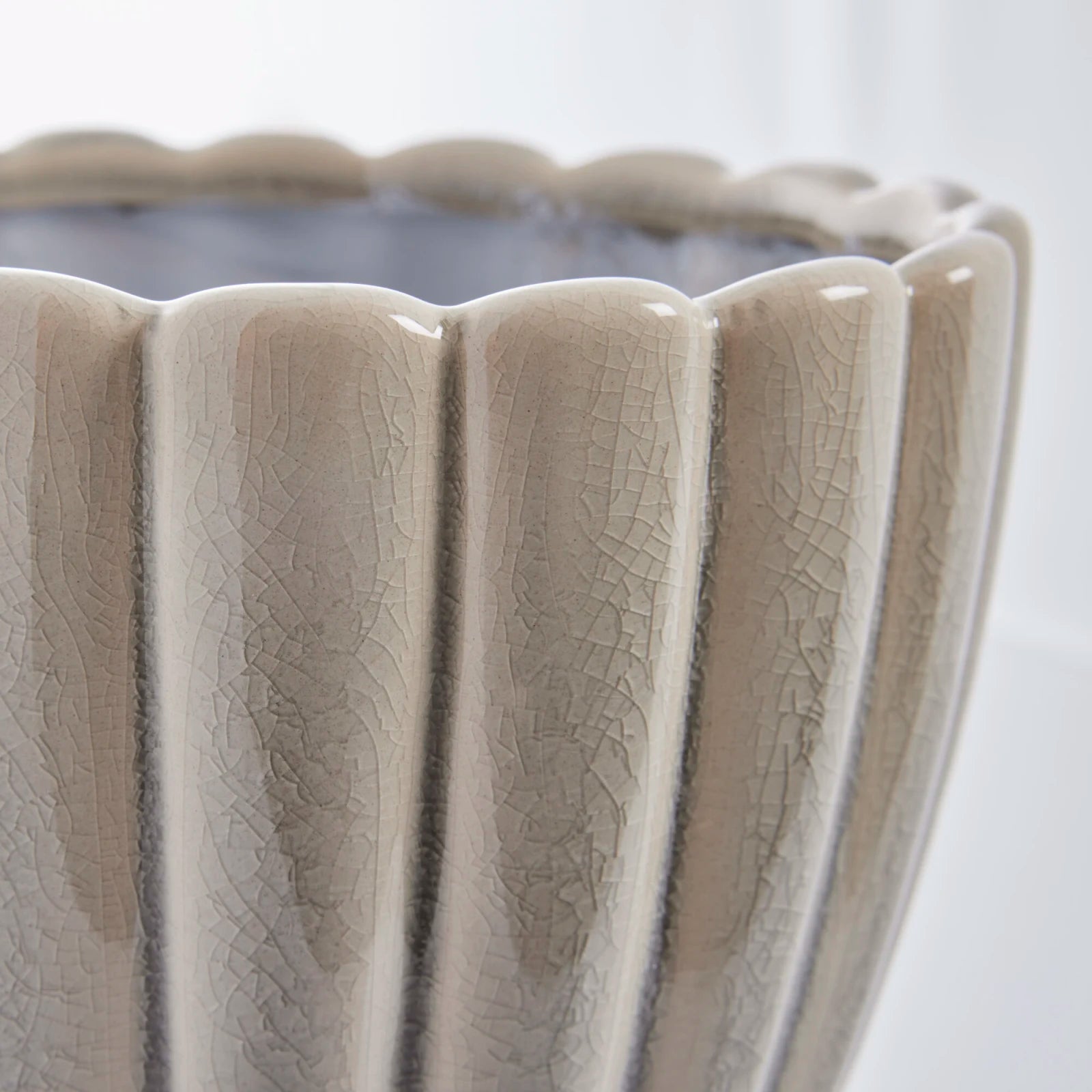 Shenella blomkruka Ø15 H18, Linen