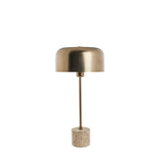 Sofillia bordslampa H98cm marmor, Guld
