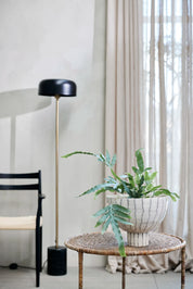 Sofillia golvlampa H150cm marmor, Svart