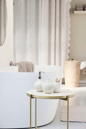 Marcera sidobord 2-Pack, Linen / Guld