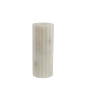 Eliana ljusstake 12,5x4,5 marmor, Vit