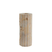 Eliana ljusstake 12,5x4,5 marmor, Beige