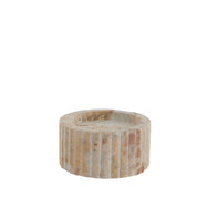 Eliana ljusstake 5x10 marmor, Beige