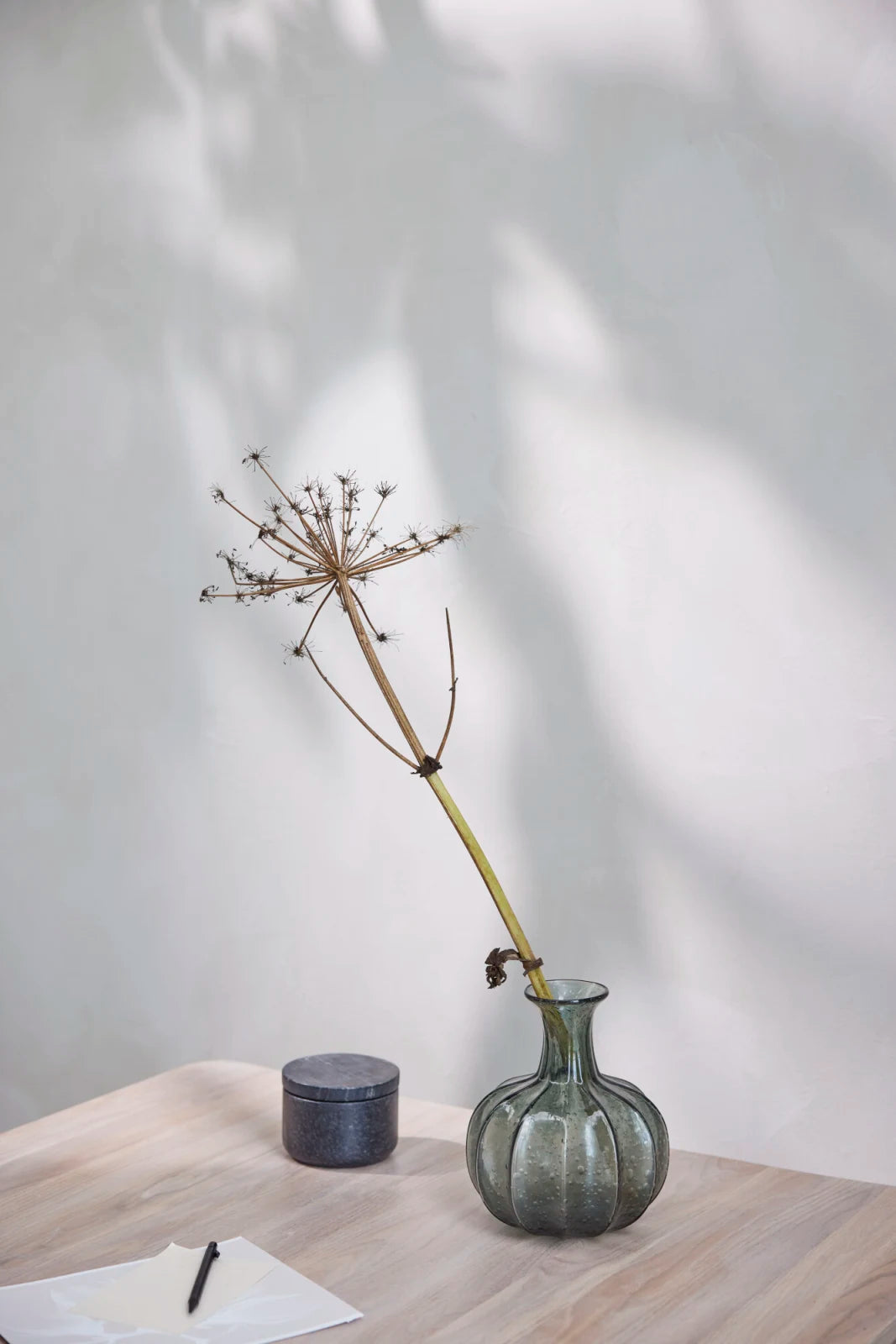 Ellia burk 7,5x11 marmor, Svart