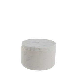 Ellia burk 7,5x11 marmor, Vit