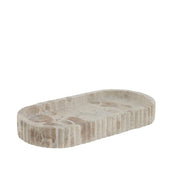 Eliana bricka marmor 25x12.5, Linen