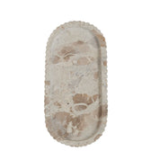 Eliana bricka marmor 25x12.5, Linen