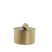 Ellivia burk 12x12 cm, Guld