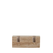 Travina ljusstake 15x6cm, Beige