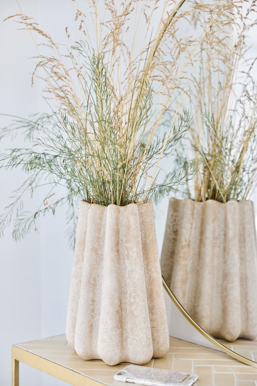 Valina vas H30cm, Beige