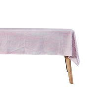 Olivia duk 220x140 cm, Off White / Coral