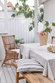 Olivia duk 220x140 cm, Off White / Linen