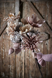 Happia Dekorationsblomma H68, Grå