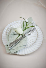 Angela servett 45x45 cm, Sage Green