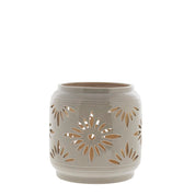 Hilde lykta H25 cm, Beige