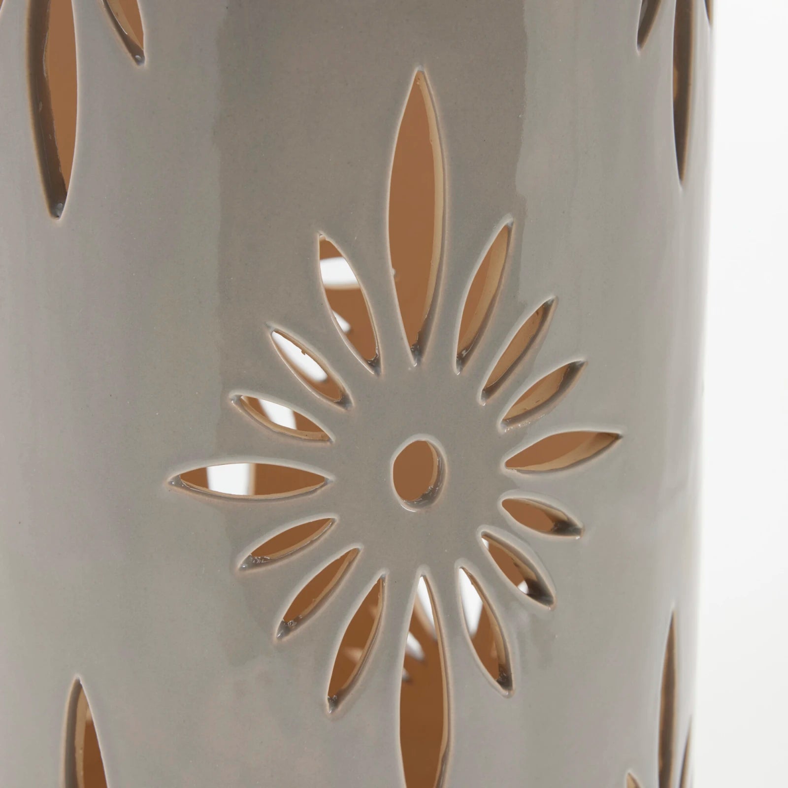Hilde lykta H39 cm, Beige