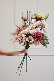 Happia Dekorationsblomma H18, Ochre