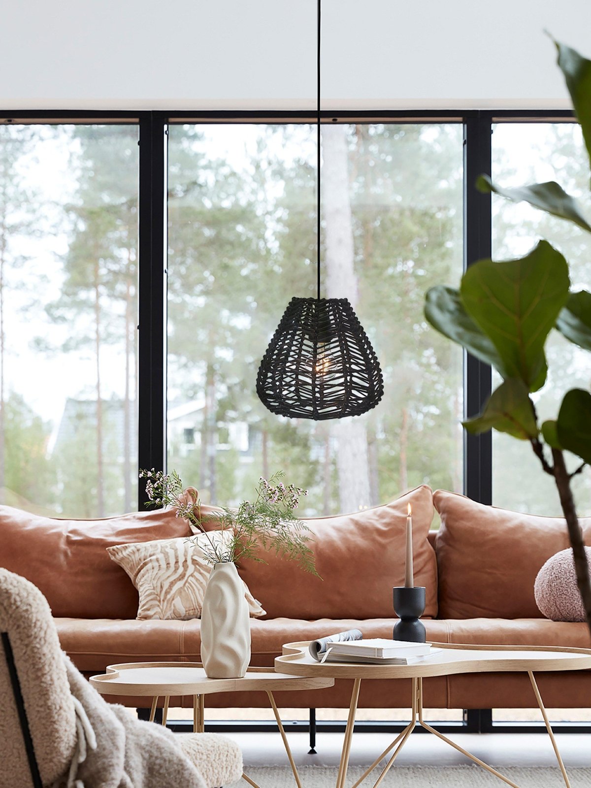 PR Home Adelle Taklampa Svart 24cm - Azalea Home