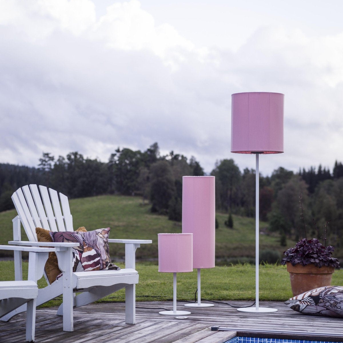 PR Home Agnar Bordslampa Outdoor Rosa 57cm - Azalea Home