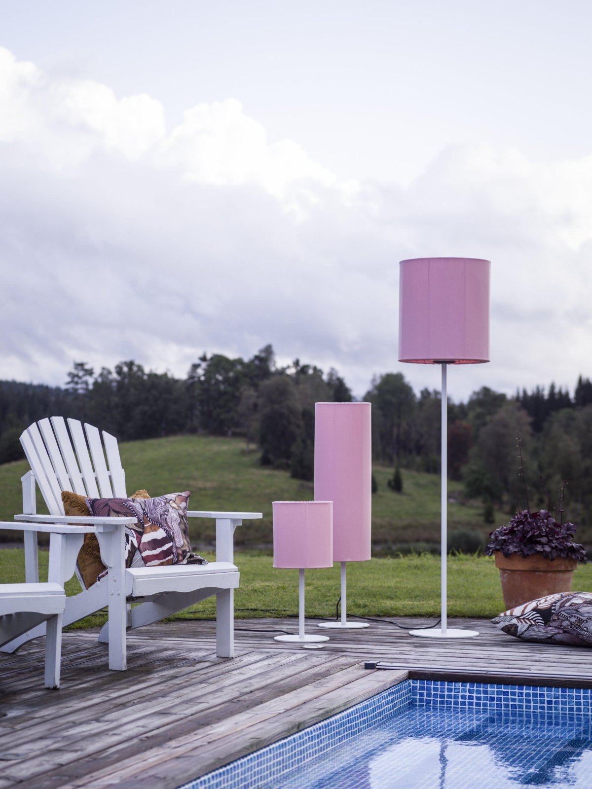 PR Home Agnar Bordslampa Outdoor Rosa 57cm - Azalea Home