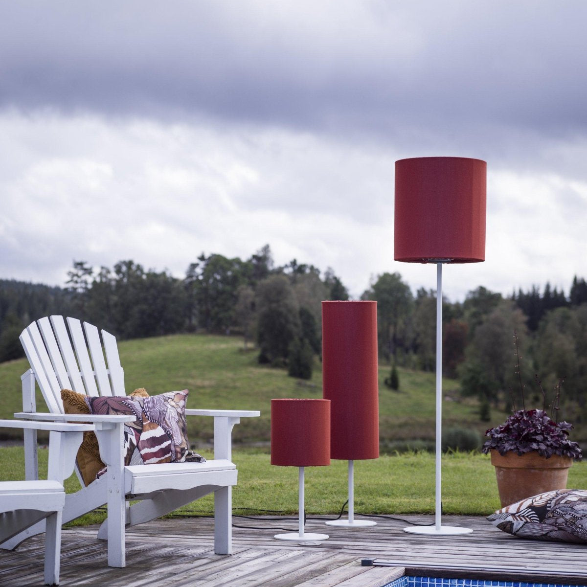 PR Home Agnar Bordslampa Outdoor Rost 57cm - Azalea Home
