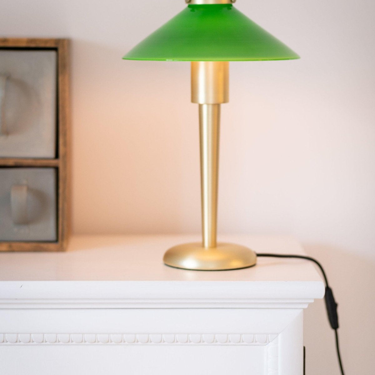 PR Home August Bordslampa Grön 34cm - Azalea Home