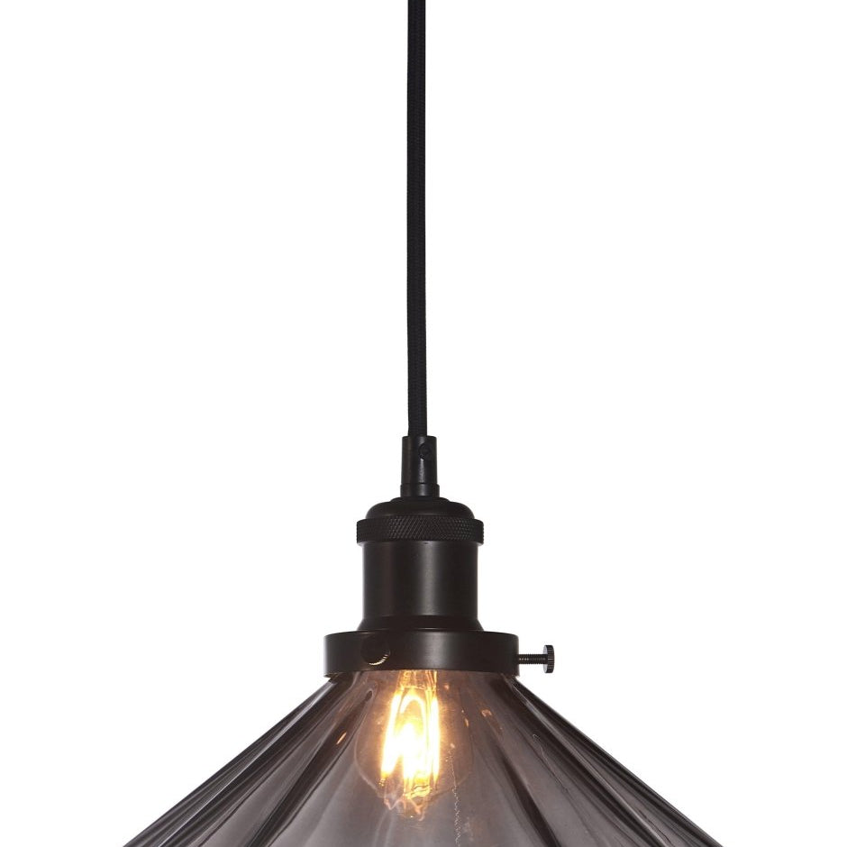 PR Home August Fönsterlampa Svart veckad 25cm - Azalea Home