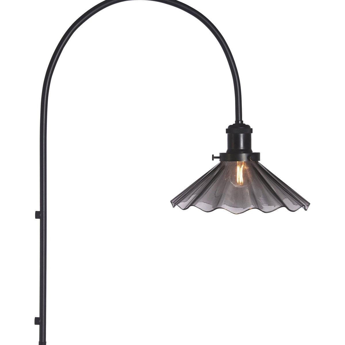 PR Home August Vägglampa Svart Veckad 25cm - Azalea Home