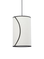 PR Home Ava taklampa Offwhite/svart 30cm - Azalea Home
