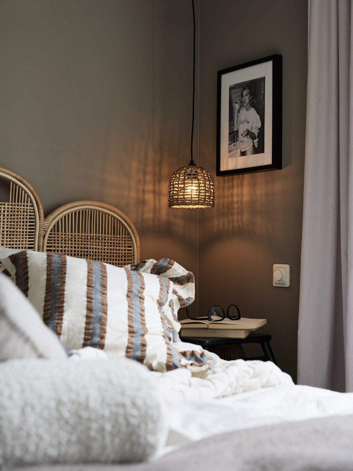 PR Home Cebu mini taklampa Natur 17cm - Azalea Home