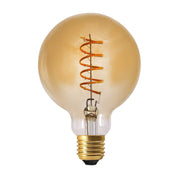 PR Home Elect Spiral LED Fil Globe Gold 95mm - Azalea Home