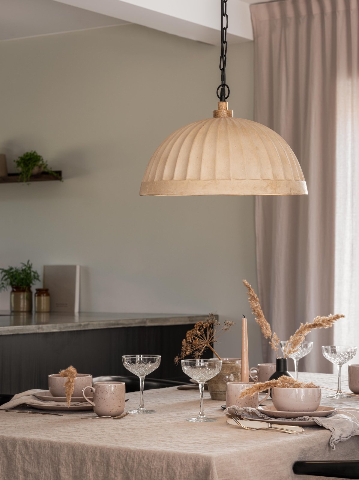 PR Home Haley Taklampa Beige 43cm - Azalea Home