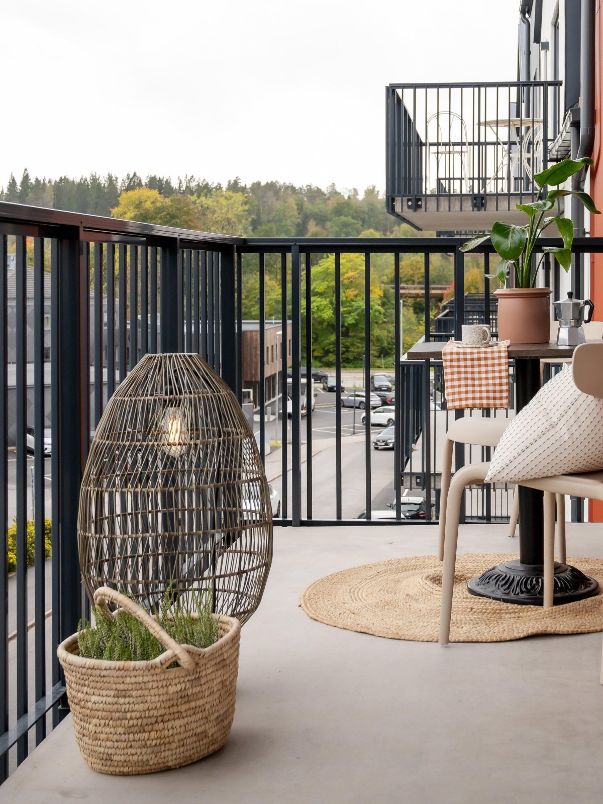 PR Home Hanoi Golvlampa Natur 100cm - Azalea Home