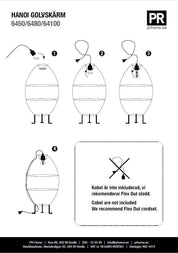 PR Home Hanoi Golvskärm Natur 80cm - Azalea Home