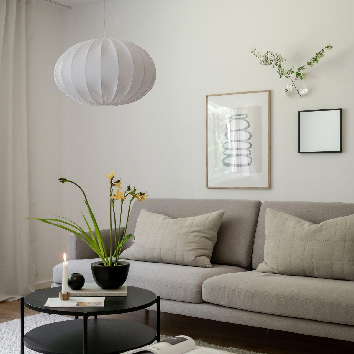 PR Home Hilma Takskärm Franza Vit 40cm - Azalea Home