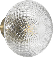 PR Home Juliette vägglampa Klar/mässing diam 16 - Azalea Home