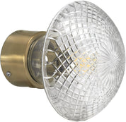 PR Home Juliette vägglampa Klar/mässing diam 16 - Azalea Home