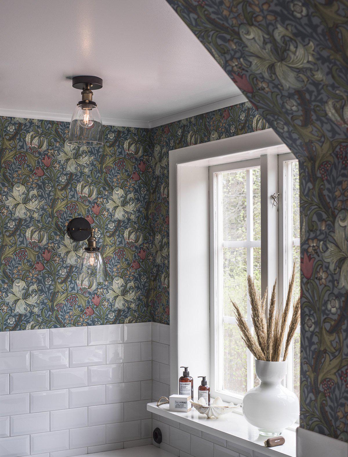 PR Home Kappa taklampa Svart/mäss Klar 14cm - Azalea Home