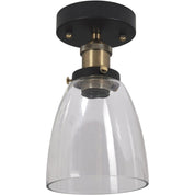 PR Home Kappa taklampa Svart/mäss Klar 14cm - Azalea Home