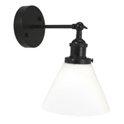 PR Home Lambda vägglampa Svart, Opal 18cm - Azalea Home