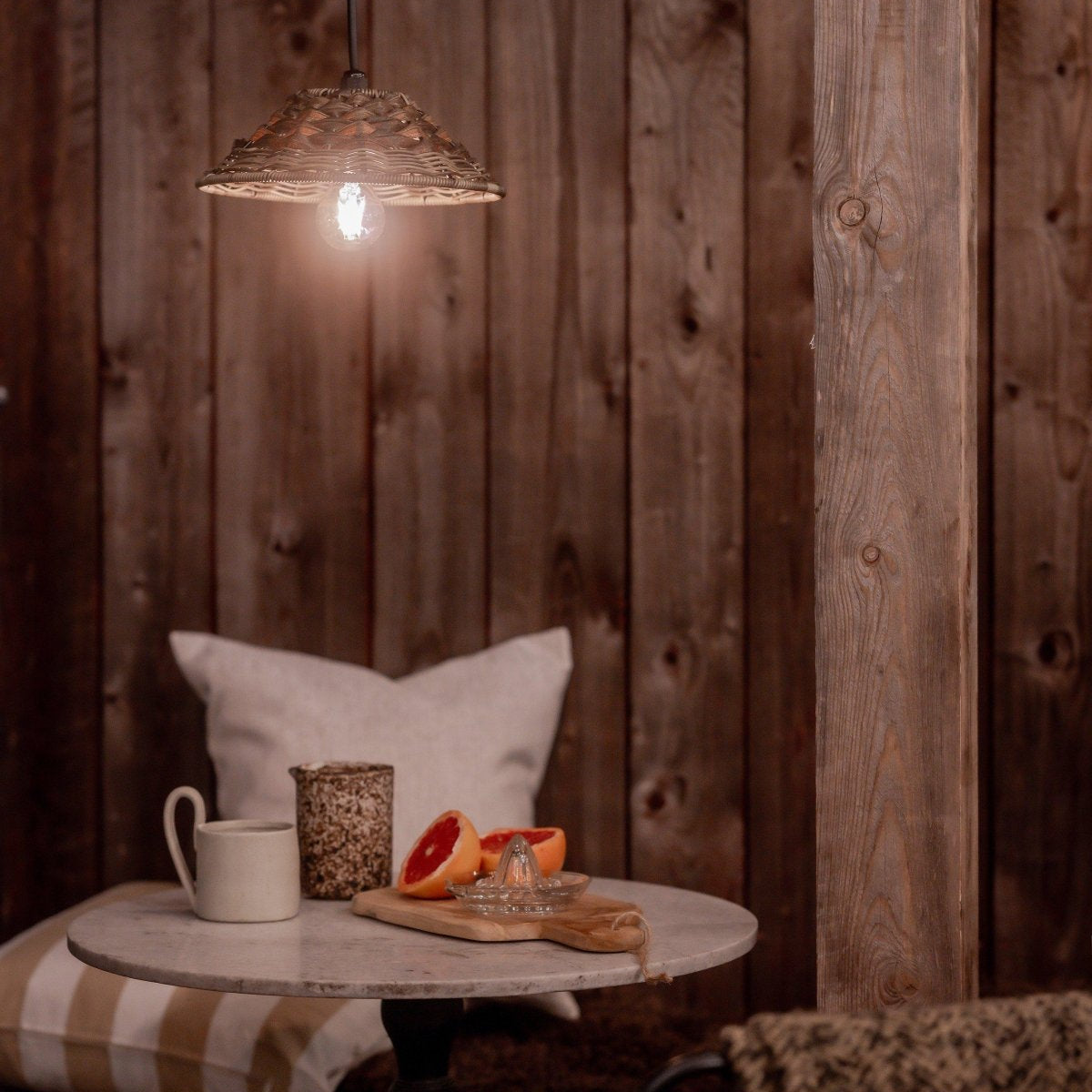 PR Home Lisen Taklampa Brun natur 27cm - Azalea Home