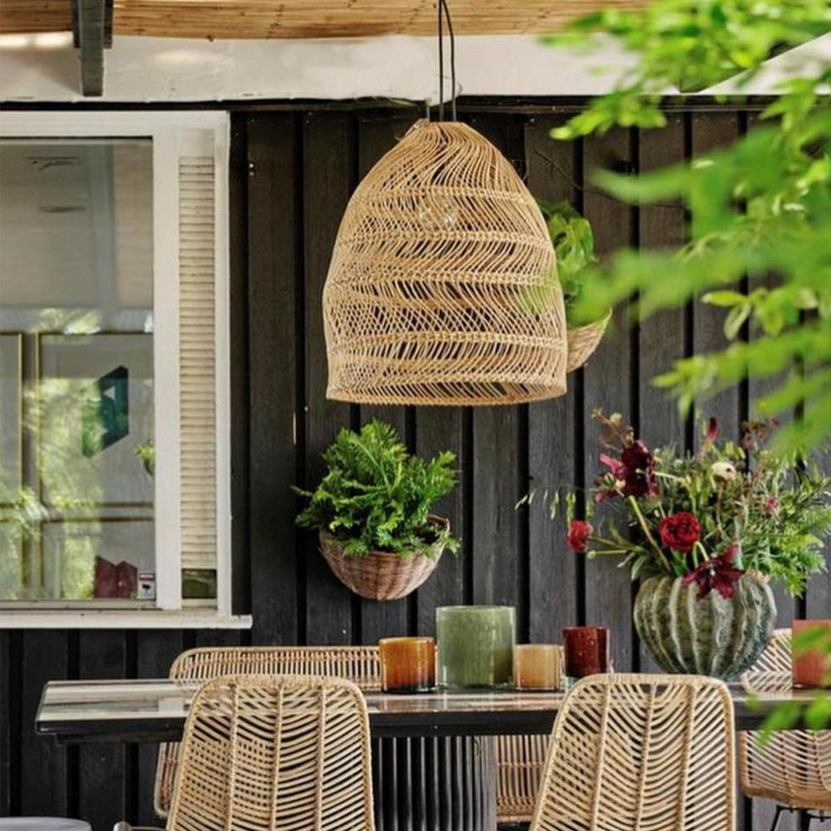 PR Home Maja Outdoor Wicker Natural 45cm - Azalea Home
