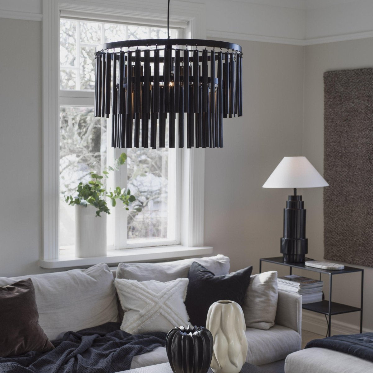 PR Home Marlow Takkrona Svart 90cm - Azalea Home