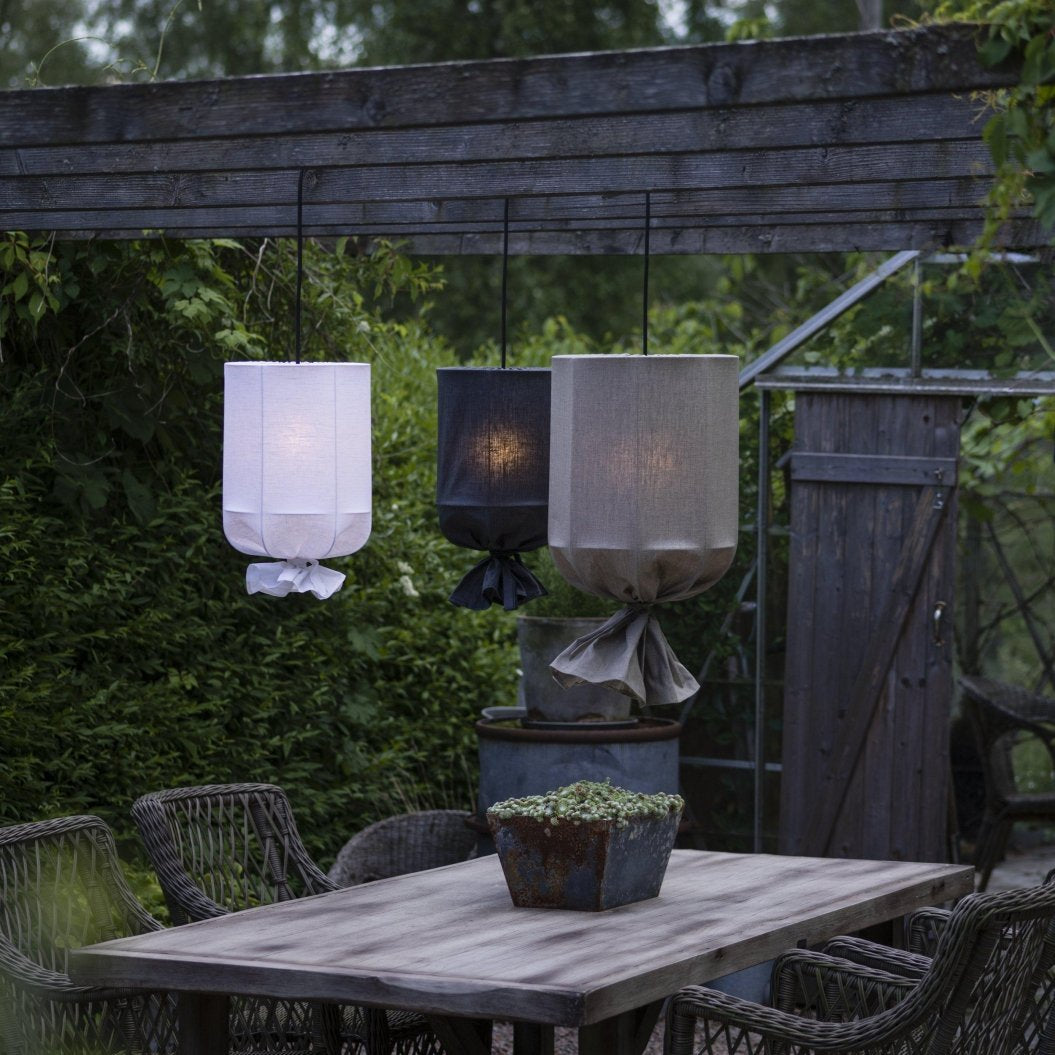 PR Home Pak. Round Outdoor Lin Grå 40cm - Azalea Home