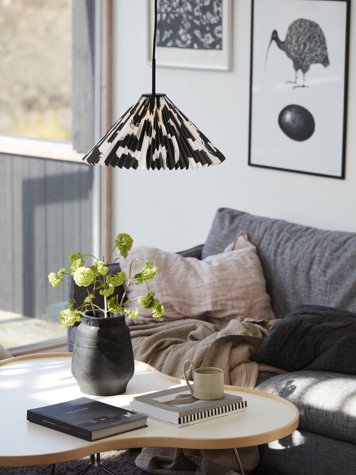 PR Home Polly Taklampa Svart/vit 45cm - Azalea Home