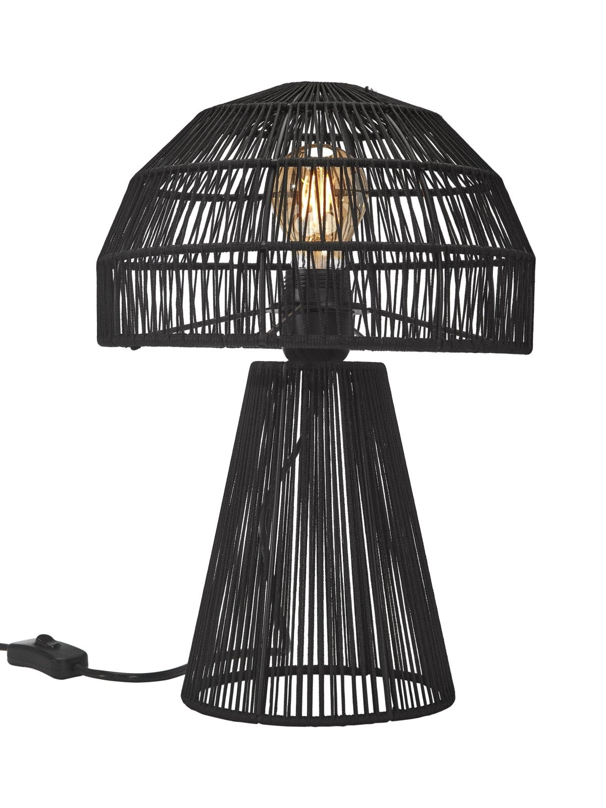 PR Home Porcini Bordslampa Svart 37cm - Azalea Home