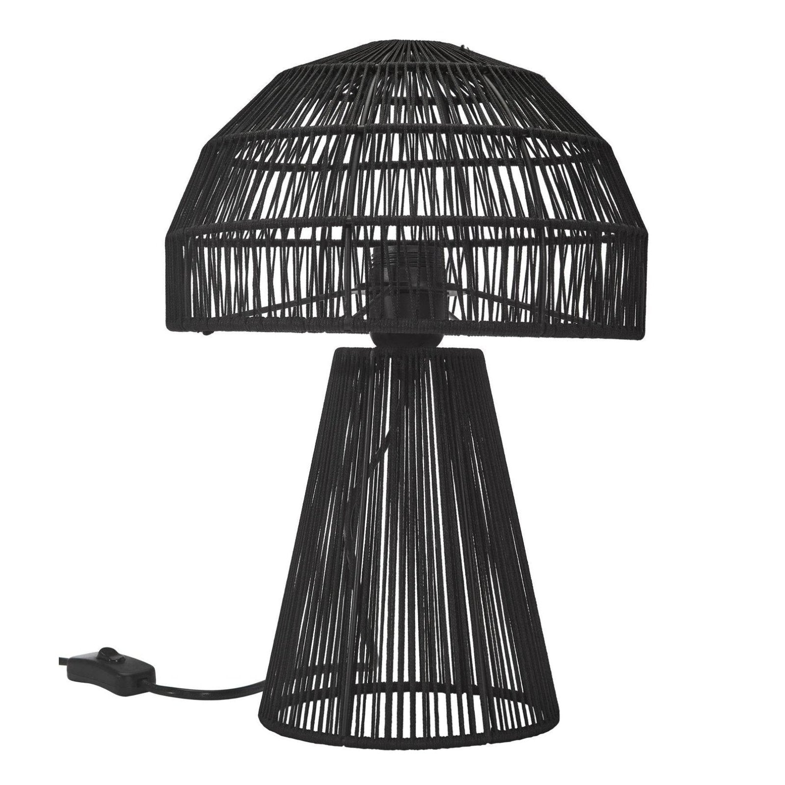 PR Home Porcini Bordslampa Svart 37cm - Azalea Home