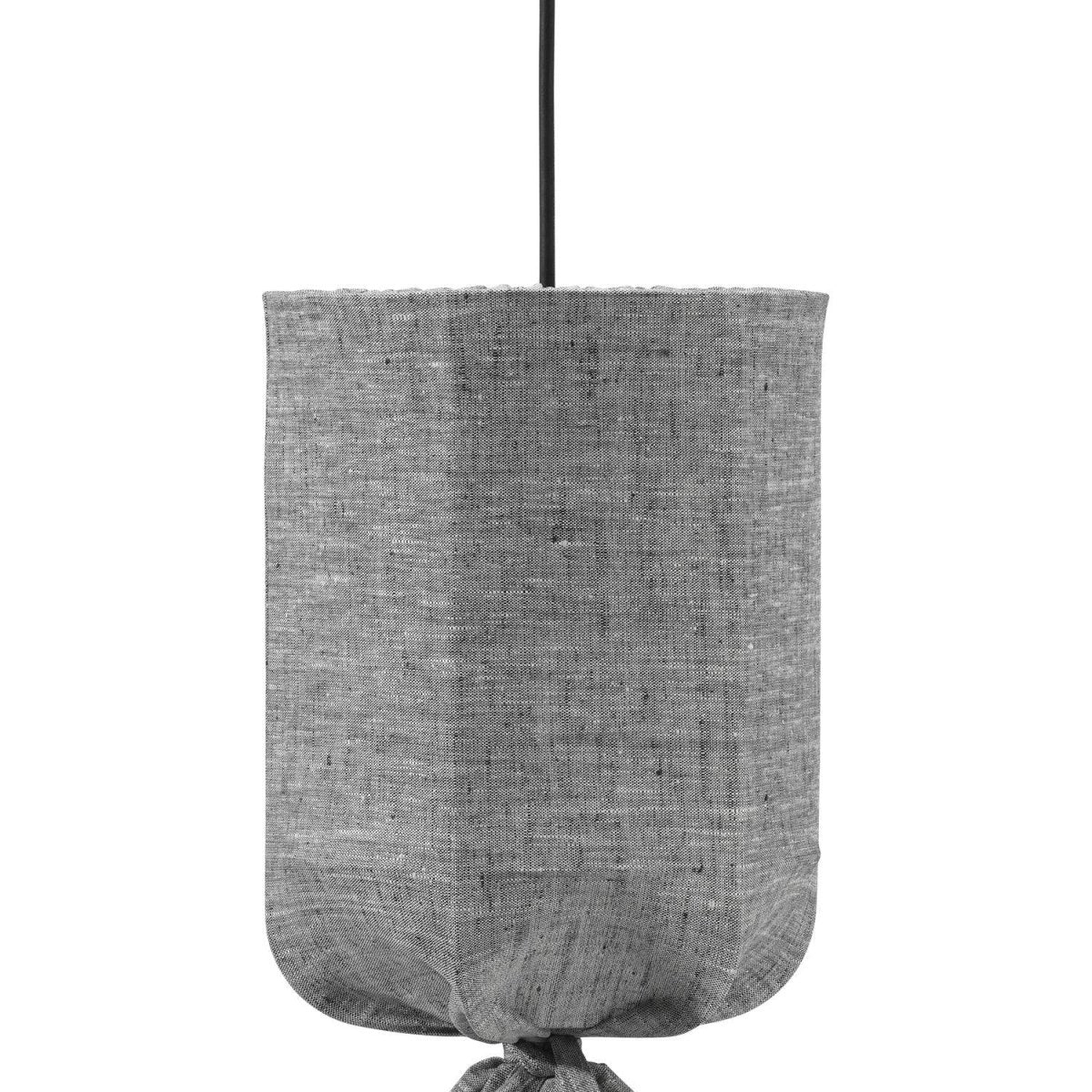 PR Home Round Outdoor Lin Gråsvart 30cm - Azalea Home