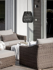 PR Home Saigon Taklampa Svart 38cm - Azalea Home